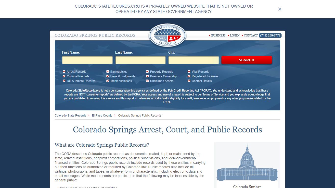 Colorado State Records | StateRecords.org
