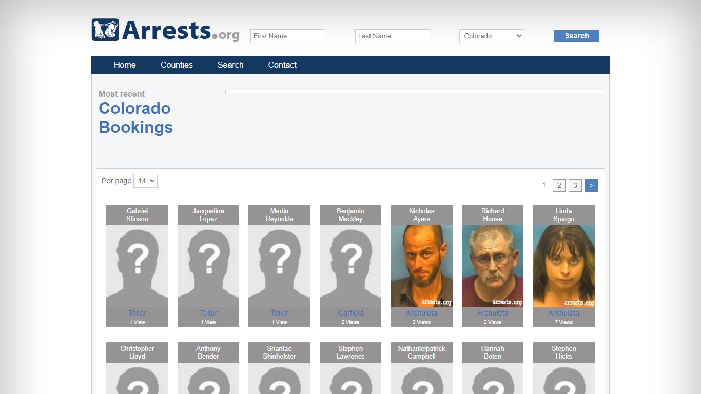 Colorado Arrests and Inmate Search